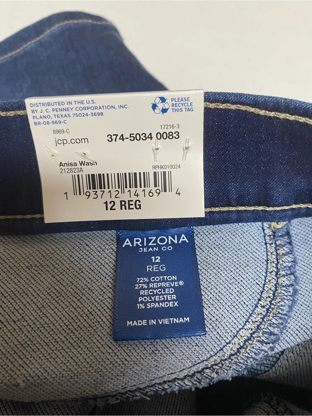 Arizona Jean Co girls size 12 pull on midi shorts modest 5